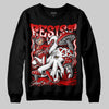 Jordan 1 Retro Low "Black Toe" DopeSkill Sweatshirt Resist Graphic Streetwear - Black