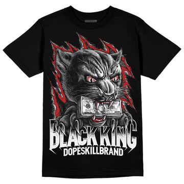 Jordan 14 "Black/White" DopeSkill T-Shirt Black King Graphic Streetwear - Black 