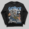 Jordan 12 Retro 'Melo' DopeSkill Long Sleeve T-Shirt Get Rich Graphic Streetwear - Black