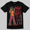Red Sneakers DopeSkill T-Shirt My Grind Won't Let Me Lose Graphic Streetwear - Black