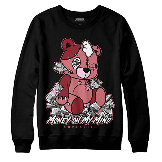 Valentine's Day Collection DopeSkill Sweatshirt MOMM Bear Graphic Streetwear - Black