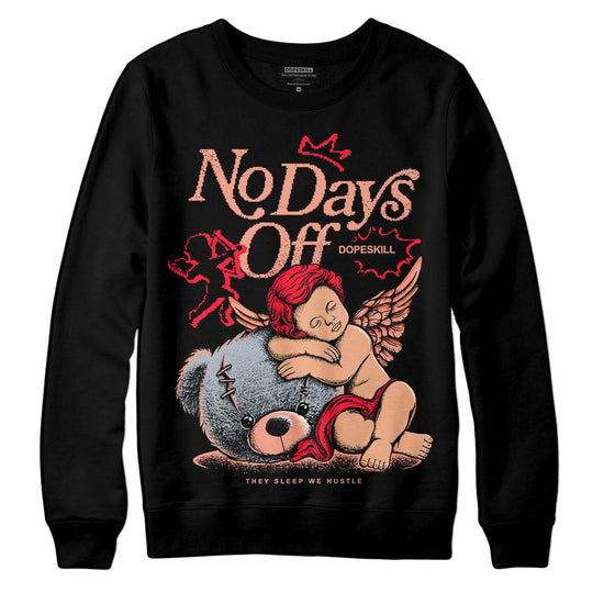 DJ Khaled x Jordan 5 Retro ‘Crimson Bliss’ DopeSkill Sweatshirt New No Days Off Graphic Streetwear - Black