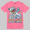 Jordan 3 GS “Cobalt Bliss” DopeSkill T-Shirt Born To Be Rich Graphic Streetwear - Safety Pink
