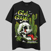 SB Dunk Low Chlorophyll DopeSkill T-Shirt God Got Me Graphic Streetwear - Black