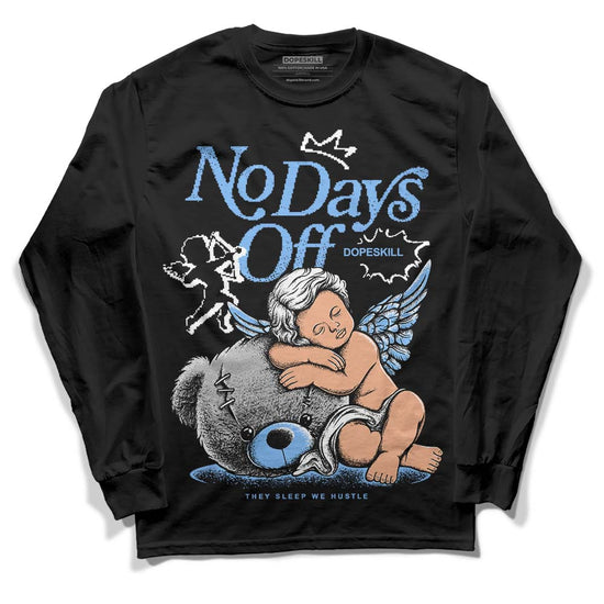 Jordan 9 Powder Blue DopeSkill Long Sleeve T-Shirt New No Days Off Graphic Streetwear - Black