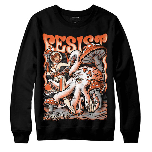 Jordan 3 Georgia Peach DopeSkill Sweatshirt Resist Graphic Streetwear - Black