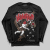 Jordan 9 'Olive' DopeSkill Long Sleeve T-Shirt Nevermind Graphic Streetwear - black