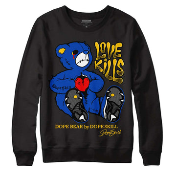 Jordan 14 “Laney” DopeSkill Sweatshirt Love Kills Graphic Streetwear - Black