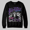 PURPLE Sneakers DopeSkill Sweatshirt No Money No Lust Graphic Streetwear - Black