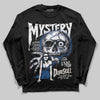 Jordan 1 Low OG “Storm Blue” DopeSkill Long Sleeve T-Shirt Mystery Ghostly Grasp Graphic Streetwear - Black