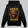 Orange, Black and White Sneakers DopeSkill Hoodie Sweatshirt Look In My Eyes Graphic Streetwear  black