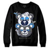 Jordan 3 "Midnight Navy" DopeSkill Sweatshirt New Double Bear Graphic Streetwear - Black 