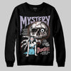 Harris Tweed x Dunk Low Denim Turquoise and Baroque Brown DopeSkill Sweatshirt Mystery Ghostly Grasp Graphic Streetwear - Black