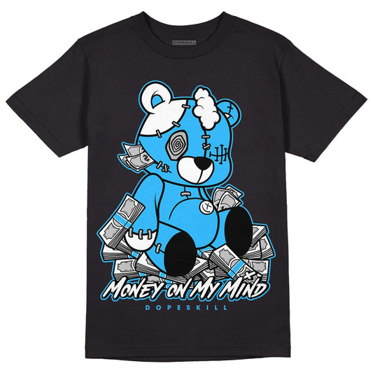 Jordan 2 Low "University Blue" DopeSkill T-Shirt MOMM Bear Graphic Streetwear - Black