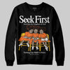 Orange, Black and White Sneakers DopeSkill Sweatshirt New Seek First Graphic Streetwear - Black
