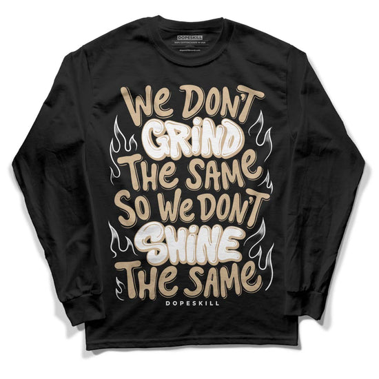 TAN Sneakers DopeSkill Long Sleeve T-Shirt Grind Shine Graphic Streetwear - Black