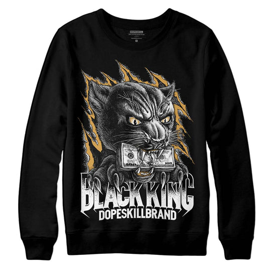 Jordan 11 "Gratitude" DopeSkill Sweatshirt Black King Graphic Streetwear - Black