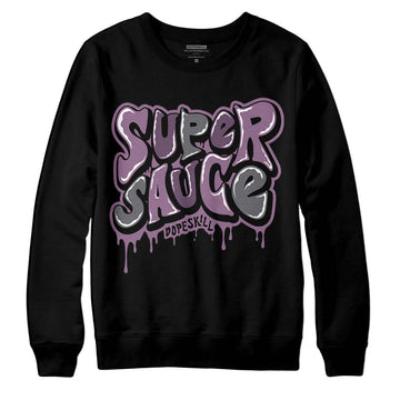 Jordan 2 “Mauve/Off-Noir” DopeSkill Sweatshirt Super Sauce Graphic Streetwear - Black 