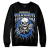 Jordan 1 High OG "True Blue" DopeSkill Sweatshirt Trapped Halloween Graphic Streetwear  - Black 