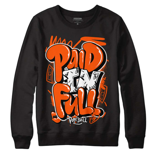 MSCHF Super Normal 2 Orange Milk DopeSkill Sweatshirt New Paid In Full Graphic Streetwear - Black