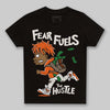 Jordan 1 Retro High OG Shattered Backboard (2025) DopeSkill Toddler Kids T-shirt Fear Fuels The Hustle Graphic Streetwear - Black