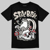 Jordan 3 Retro Pure Money DopeSkill T-Shirt Stay Busy Graphic Streetwear - Black