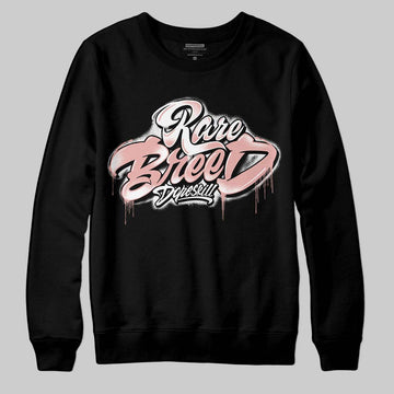 Jordan 1 Low OG “Rust Pink” DopeSkill Sweatshirt Rare Breed Type Graphic Streetwear - Black