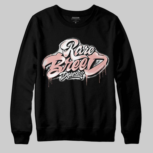 Jordan 1 Low OG “Rust Pink” DopeSkill Sweatshirt Rare Breed Type Graphic Streetwear - Black