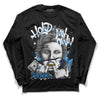 Jordan Spiz’ike Low “White/Obsidian” DopeSkill Long Sleeve T-Shirt Hold My Own Graphic Streetwear - Black