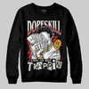 Jordan 4 “Flight Club” DopeSkill Sweatshirt Sorry I've Been Trappin Graphic Streetwear - Black