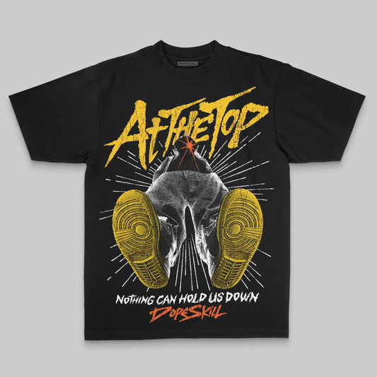 Yellow Oversize Print Nothing Can Hold US Down DopeSkill Graphic Premium T-shirt Streetwear - Black
