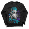 Jordan 6 "Aqua" DopeSkill Long Sleeve T-Shirt Boys Don't Cry Graphic Streetwear - Black 