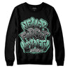 Jordan 3 "Green Glow" DopeSkill Sweatshirt Never Forget Loyalty Graphic Streetwear - Black