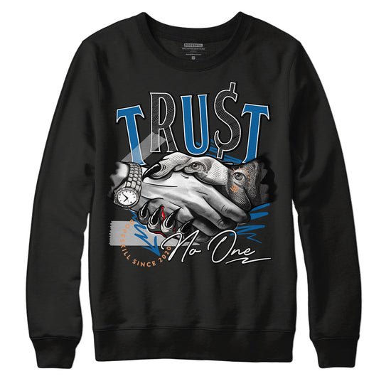 Jordan 3 Retro Wizards DopeSkill Sweatshirt Trust No One Graphic Streetwear - Black