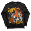 Jordan 12 Retro Black Taxi DopeSkill Long Sleeve T-Shirt Drip'n Never Tripp'n Graphic Streetwear - Black