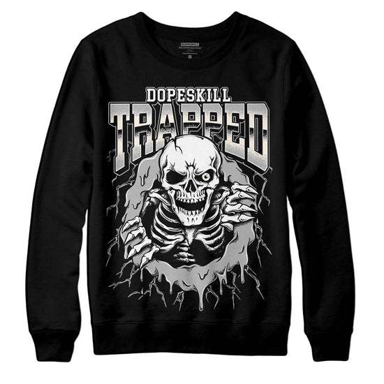 Jordan 3 “Off Noir” DopeSkill Sweatshirt Trapped Halloween Graphic Streetwear - Black