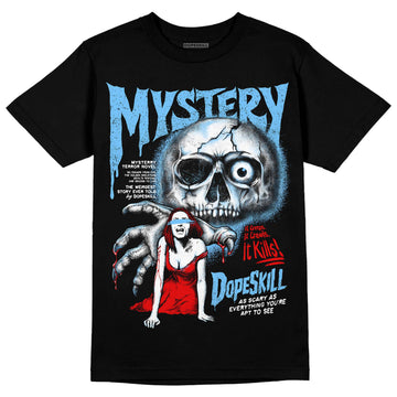 Travis Scott x Jordan 4 Retro 'Cactus Jack' DopeSkill T-Shirt Mystery Ghostly Grasp Graphic Streetwear - Black