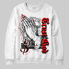 Jordan 1 Retro High OG "Satin Bred" DopeSkill Sweatshirt Trust God Graphic Streetwear  - White