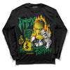 Dunk Low Reverse Brazil DopeSkill Long Sleeve T-Shirt Drip'n Never Tripp'n Graphic Streetwear - Black