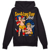 Dunk Blue Jay and University Gold DopeSkill Hoodie Sweatshirt Looking For Love Graphic Streetwear - Black