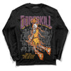 Jordan 1 Retro High OG Brotherhood DopeSkill Long Sleeve T-Shirt Thunder Dunk Graphic Streetwear - Black 