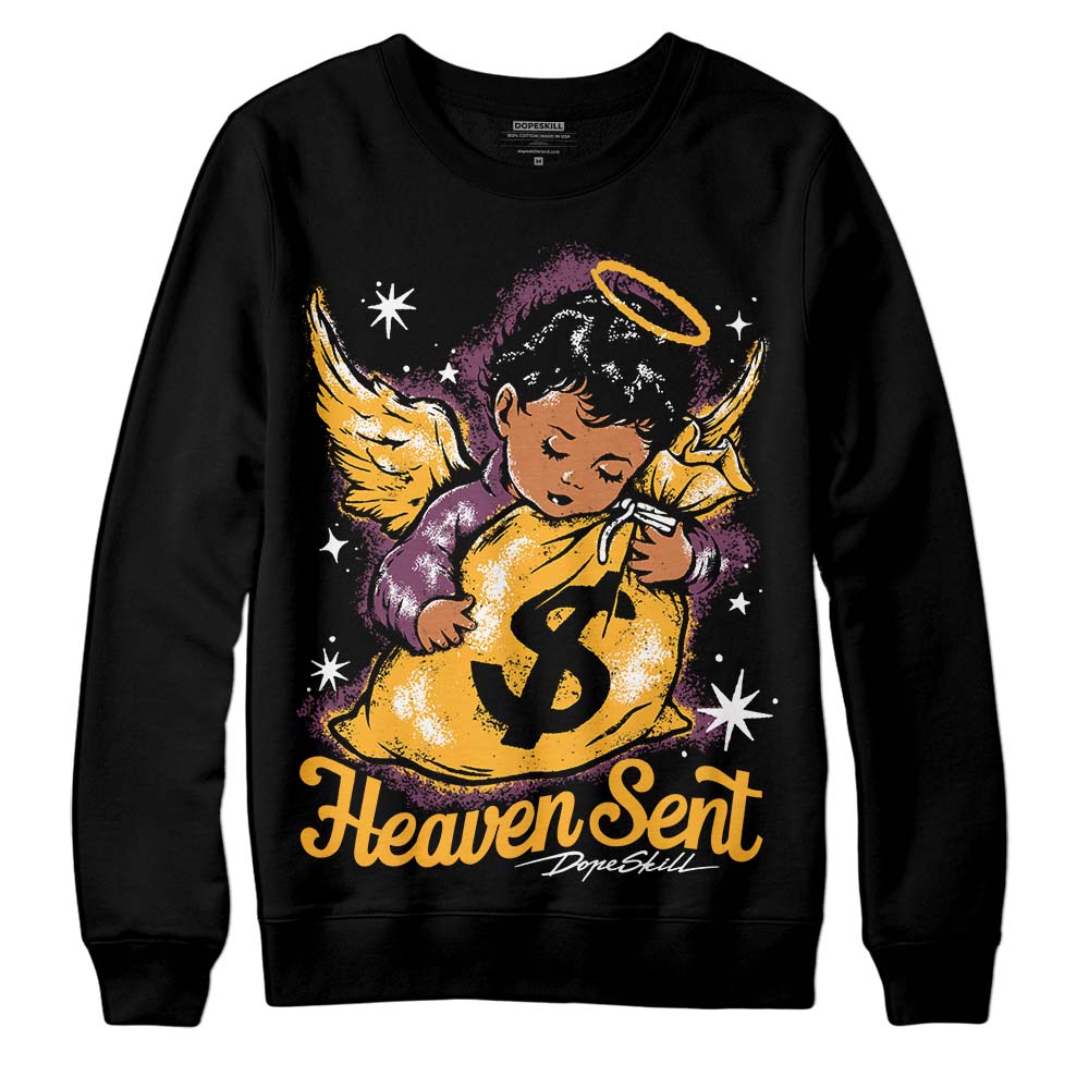 Jordan 1 Retro High OG Brotherhood DopeSkill Sweatshirt Heaven Sent Graphic Streetwear - Black