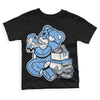 University Blue 6s DopeSkill Toddler Kids T-shirt Bear Steals Sneaker Graphic