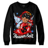 Jordan 11 Retro Cherry DopeSkill Sweatshirt Heaven Sent Graphic Streetwear - Black