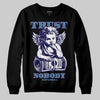 University Blue Sneakers DopeSkill Sweatshirt Trust Nobody Graphic Streetwear - black