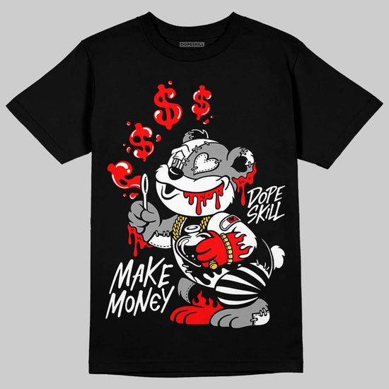 Black and White Sneakers DopeSkill T-Shirt Make Money Graphic Streetwear - Black 