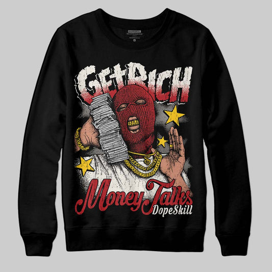 Nigel Sylvester x Jordan 1 Low OG “Nitro” DopeSkill Sweatshirt Get Rich Graphic Streetwear - black