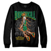 Green Sneakers DopeSkill Sweatshirt Thunder Dunk Graphic Streetwear - Black 