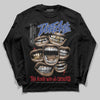 Jordan 4 “Rare Air” DopeSkill Long Sleeve T-Shirt The Mouth With No Droughts Graphic Streetwear - Black