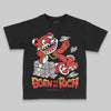 Jordan 6 “Reverse Infrared” DopeSkill Toddler Kids T-shirt Born To Be Rich Graphic Streetwear - Black